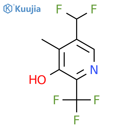5-(Difluoromethyl)-3-hydroxy-4-methyl-2-(trifluoromethyl)pyridine structure