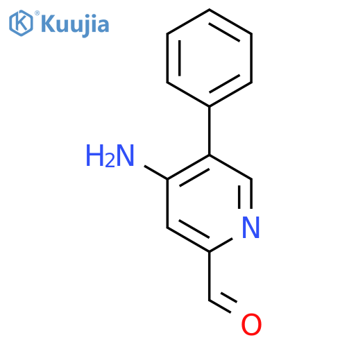 4-Amino-5-phenylpicolinaldehyde structure