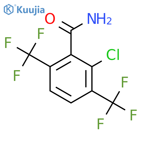 3,6-Bis(trifluoromethyl)-2-chlorobenzamide structure