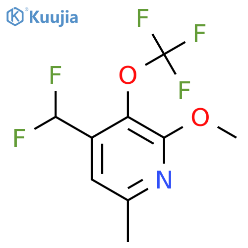 4-(Difluoromethyl)-2-methoxy-6-methyl-3-(trifluoromethoxy)pyridine structure