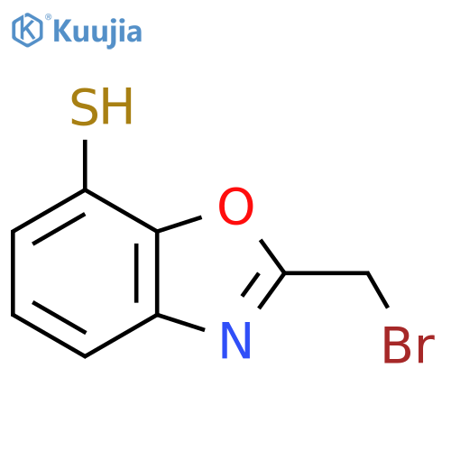 2-(Bromomethyl)-7-mercaptobenzo[d]oxazole structure