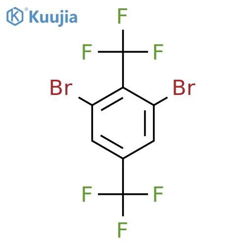 1,4-Bis(trifluoromethyl)-2,6-dibromobenzene structure
