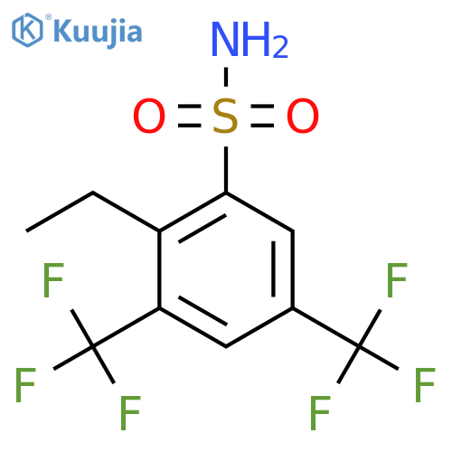 3,5-Bis(trifluoromethyl)-2-ethylbenzenesulfonamide structure