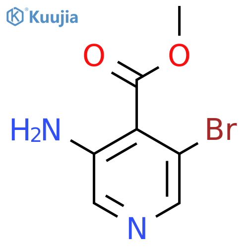 Methyl 3-amino-5-bromoisonicotinate structure