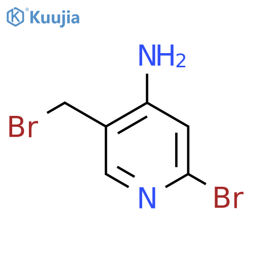 4-Amino-2-bromo-5-(bromomethyl)pyridine structure