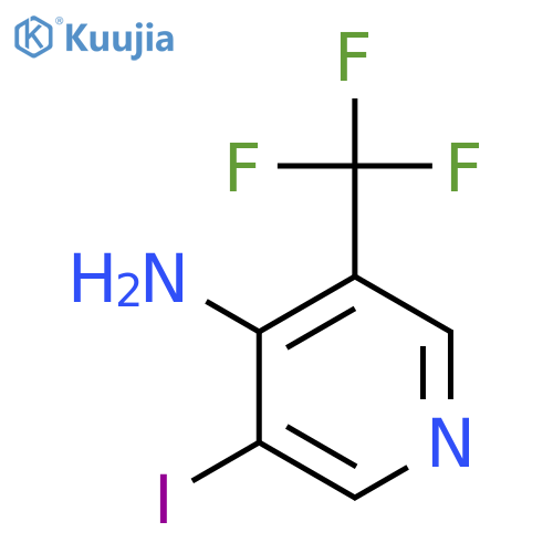 4-Amino-3-iodo-5-(trifluoromethyl)pyridine structure