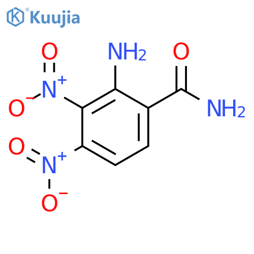 2-Amino-3,4-dinitrobenzamide structure