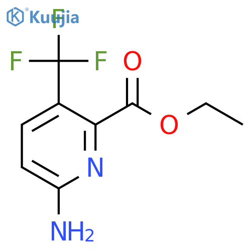 Ethyl 6-amino-3-(trifluoromethyl)picolinate structure