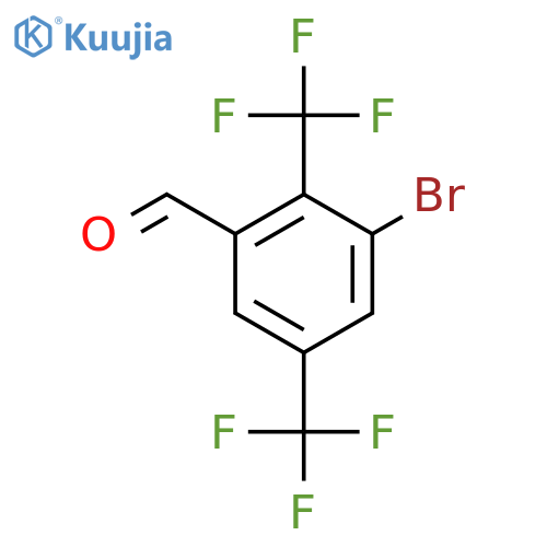 2,5-Bis(trifluoromethyl)-3-bromobenzaldehyde structure