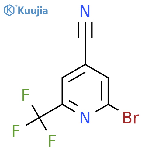 2-Bromo-6-(trifluoromethyl)isonicotinonitrile structure