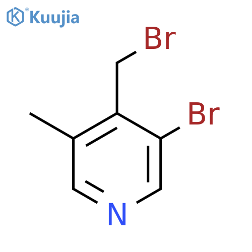 3-Bromo-4-bromomethyl-5-methylpyridine structure