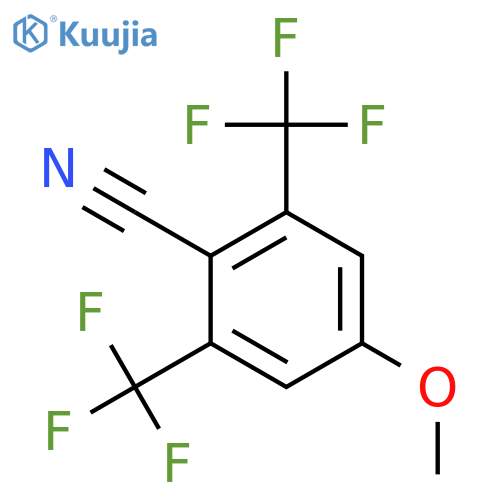 3,5-Bis(trifluoromethyl)-4-cyanoanisole structure