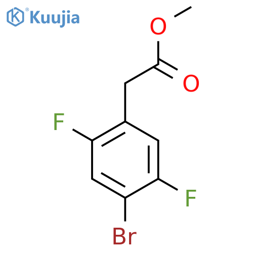 Methyl 2-(4-bromo-2,5-difluorophenyl)acetate structure