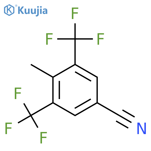 3,5-Bis(trifluoromethyl)-4-methylbenzonitrile structure