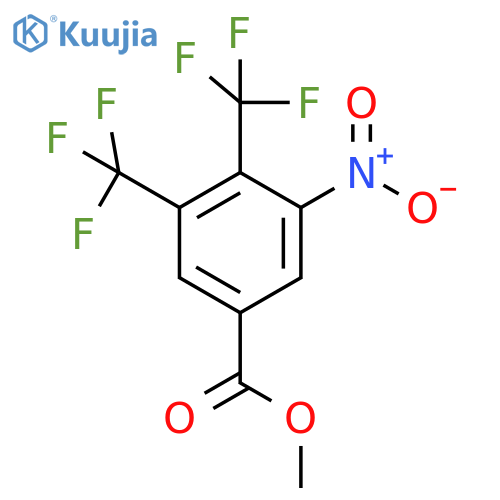 Methyl 3,4-bis(trifluoromethyl)-5-nitrobenzoate structure