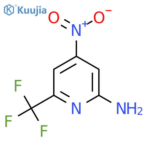 2-Amino-4-nitro-6-(trifluoromethyl)pyridine structure
