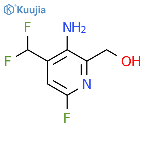 3-Amino-4-(difluoromethyl)-6-fluoropyridine-2-methanol structure