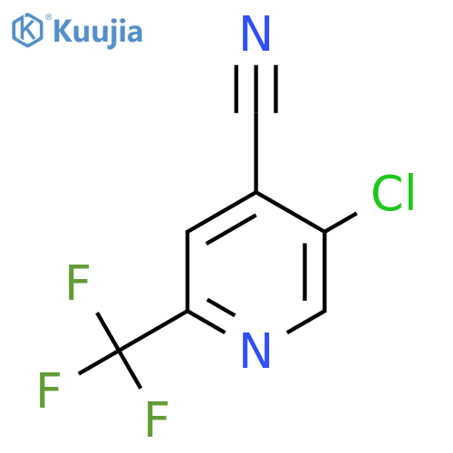 5-Chloro-2-(trifluoromethyl)isonicotinonitrile structure