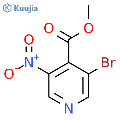 Methyl 3-bromo-5-nitroisonicotinate structure