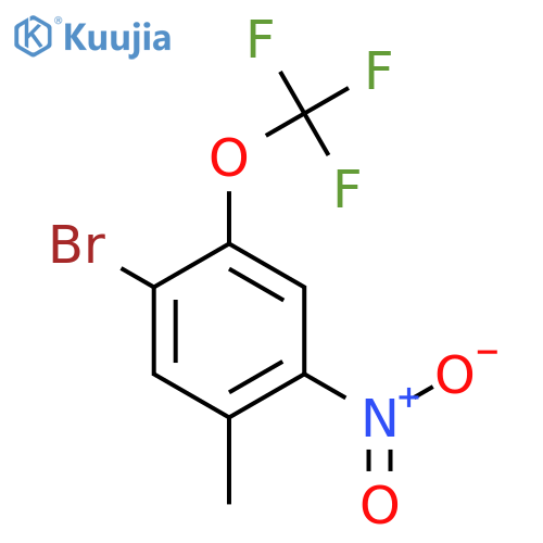 5-Bromo-2-nitro-4-(trifluoromethoxy)toluene structure