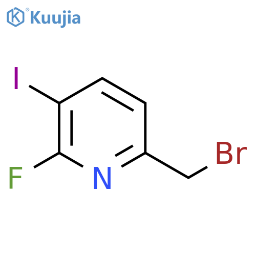 6-Bromomethyl-2-fluoro-3-iodopyridine structure