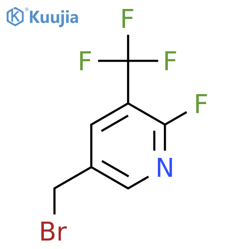 5-Bromomethyl-2-fluoro-3-(trifluoromethyl)pyridine structure