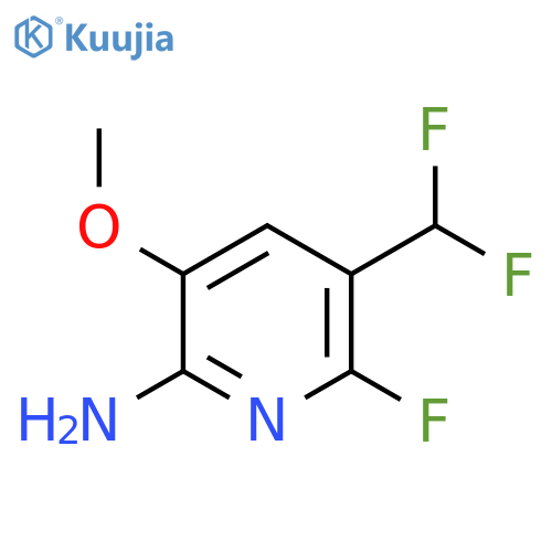 2-Amino-5-(difluoromethyl)-6-fluoro-3-methoxypyridine structure