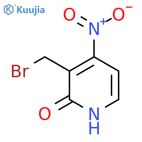 3-Bromomethyl-2-hydroxy-4-nitropyridine structure