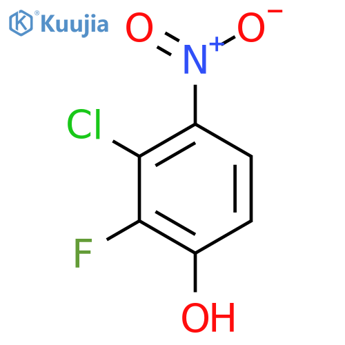 3-Chloro-2-fluoro-4-nitrophenol structure