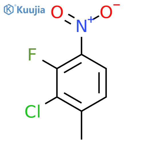 2-Chloro-3-fluoro-4-nitrotoluene structure