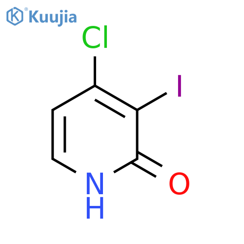 4-Chloro-2-hydroxy-3-iodopyridine structure
