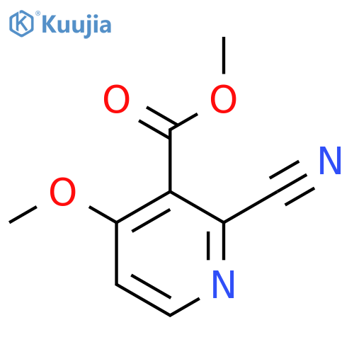 Methyl 2-cyano-4-methoxynicotinate structure