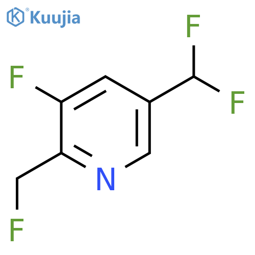 5-(Difluoromethyl)-3-fluoro-2-(fluoromethyl)pyridine structure