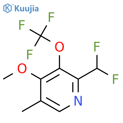 2-(Difluoromethyl)-4-methoxy-5-methyl-3-(trifluoromethoxy)pyridine structure