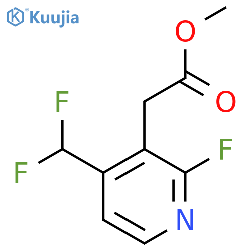 Methyl 4-(difluoromethyl)-2-fluoropyridine-3-acetate structure