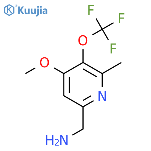 6-(Aminomethyl)-4-methoxy-2-methyl-3-(trifluoromethoxy)pyridine structure