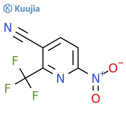6-Nitro-2-(trifluoromethyl)nicotinonitrile structure