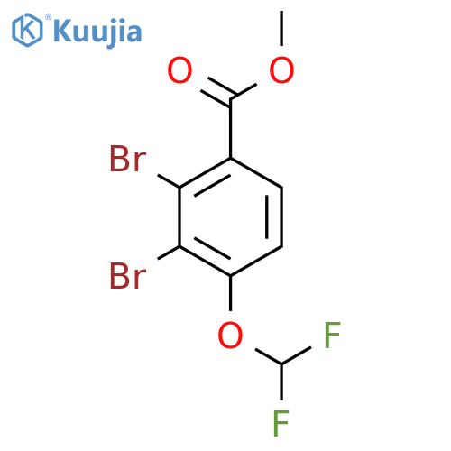 Methyl 2,3-dibromo-4-(difluoromethoxy)benzoate structure