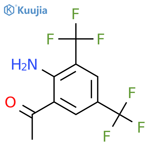 2'-Amino-3',5'-bis(trifluoromethyl)acetophenone structure