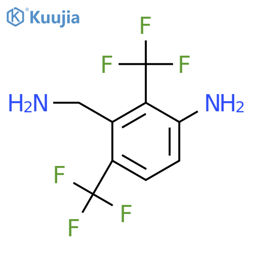 3-Amino-2,6-bis(trifluoromethyl)benzylamine structure