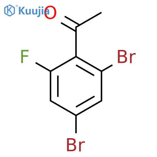1-(2,4-Dibromo-6-fluorophenyl)ethanone structure