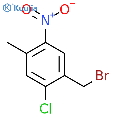 2-Chloro-4-methyl-5-nitrobenzyl bromide structure