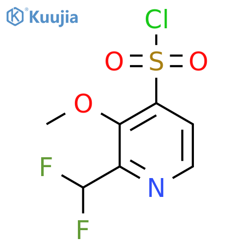 2-(Difluoromethyl)-3-methoxypyridine-4-sulfonyl chloride structure