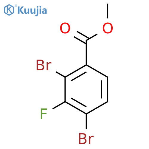 Methyl 2,4-dibromo-3-fluorobenzoate structure
