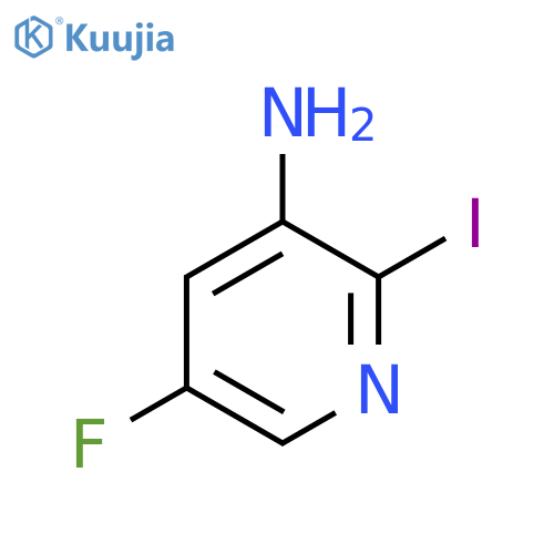 3-Amino-5-fluoro-2-iodopyridine structure