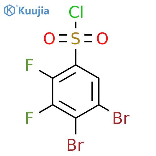 4,5-Dibromo-2,3-difluorobenzenesulfonyl chloride structure