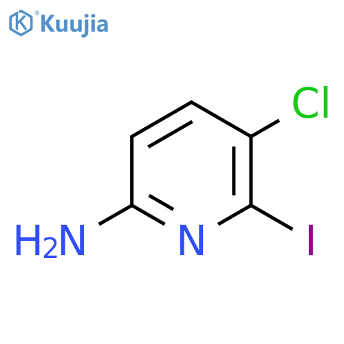 6-Amino-3-chloro-2-iodopyridine structure