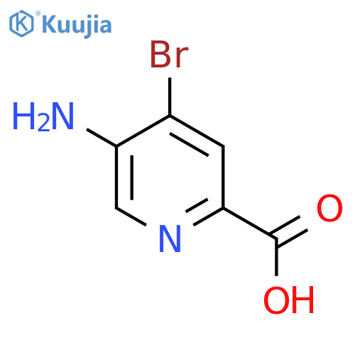 5-Amino-4-bromopicolinic acid structure