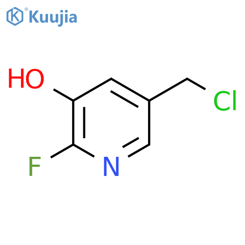 5-Chloromethyl-2-fluoro-3-hydroxypyridine structure