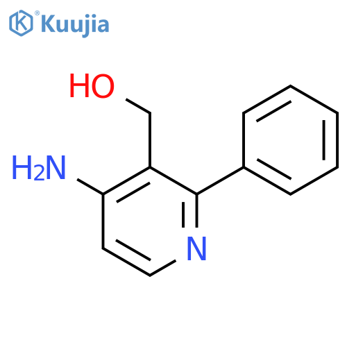 4-Amino-2-phenylpyridine-3-methanol structure